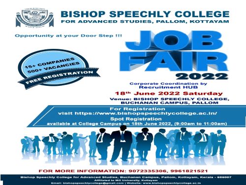 MEGA JOB FAIR  ON 18th JUNE 2022